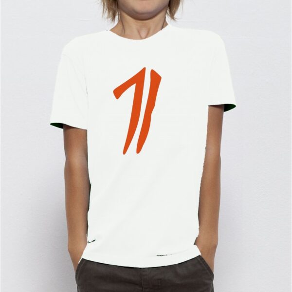 T-shirt enfant unisexe blanc- La maison Bambara 100% coton bio