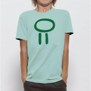T-shirt enfant unisexe vert -Le monde Bambara 100% coton Bio