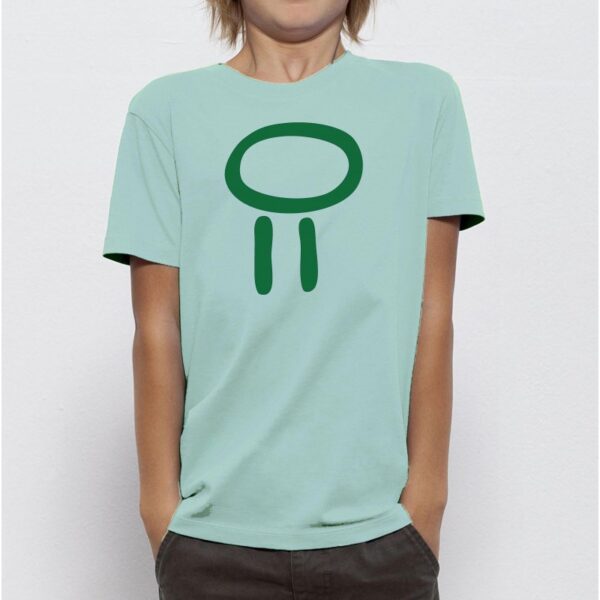 T-shirt enfant unisexe vert -Le monde Bambara 100% coton Bio