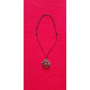Collier en terre cuite-La bonne tête Bambara Fait main