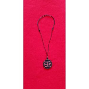 Collier en terre cuite-La marque de Dieu Bambara Fait main