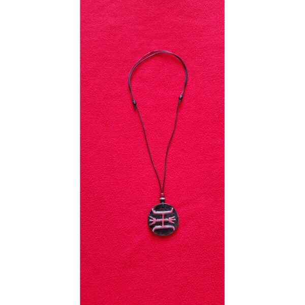 Collier en terre cuite-La marque de Dieu Bambara Fait main