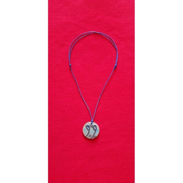 Collier en terre cuite-Le couple Dogon Fait main
