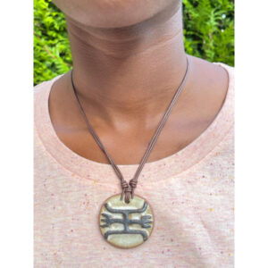 Collier en terre cuite-LaMarque de Dieu Bambara Fait main