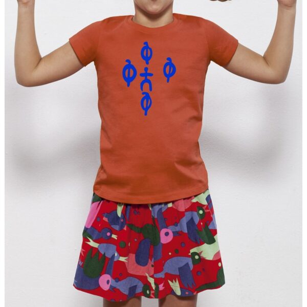 T-shirt Fille rouge-Les cavaliers Bozo