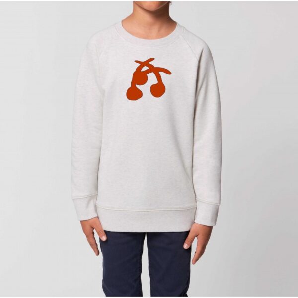 Sweat Enfant Unisexe-Les animaux Bozo orange