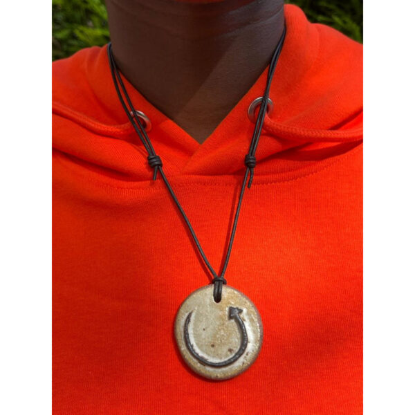 Collier en terre cuite-La fécondité Bozo Fait main – Image 4