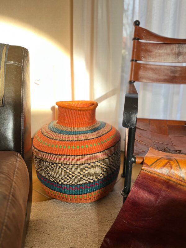 pot de fleur bolga orange – Image 3